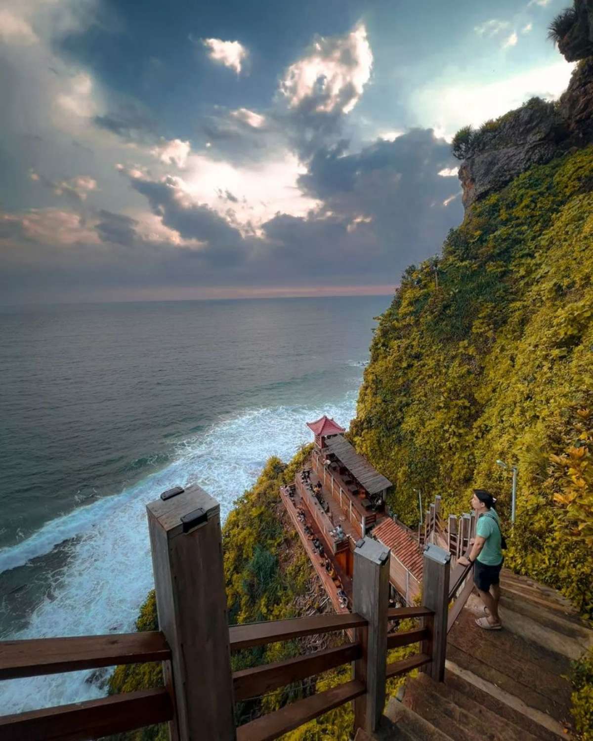 Menyaksikan Matahari Terbenam dari Atas