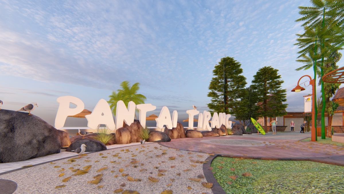 Lokasi dan Rute Tirang Beach