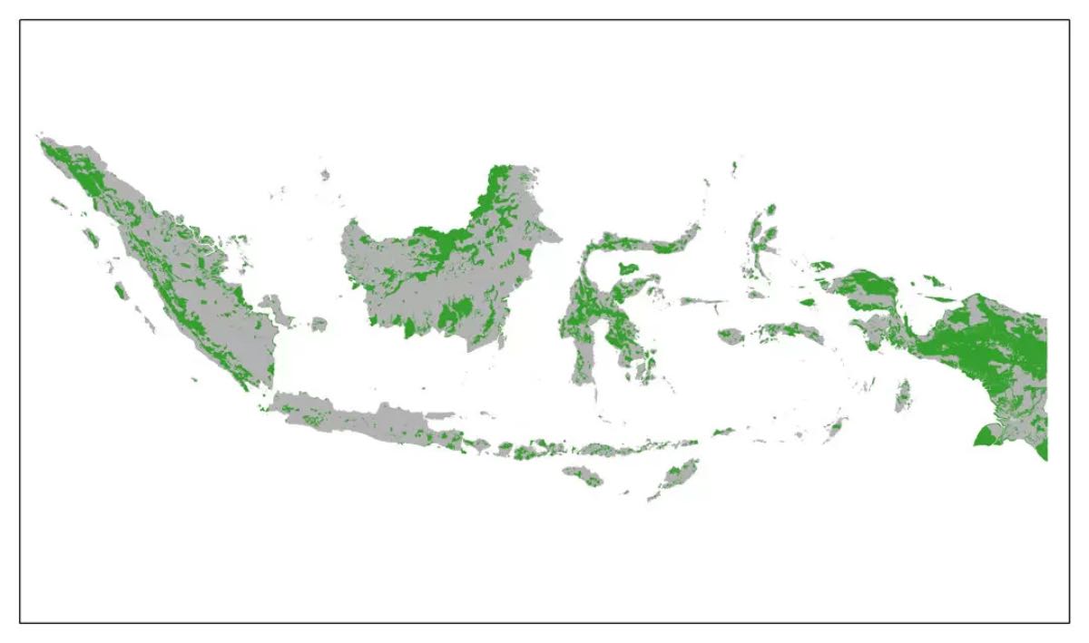Peta Persebaran Hutan