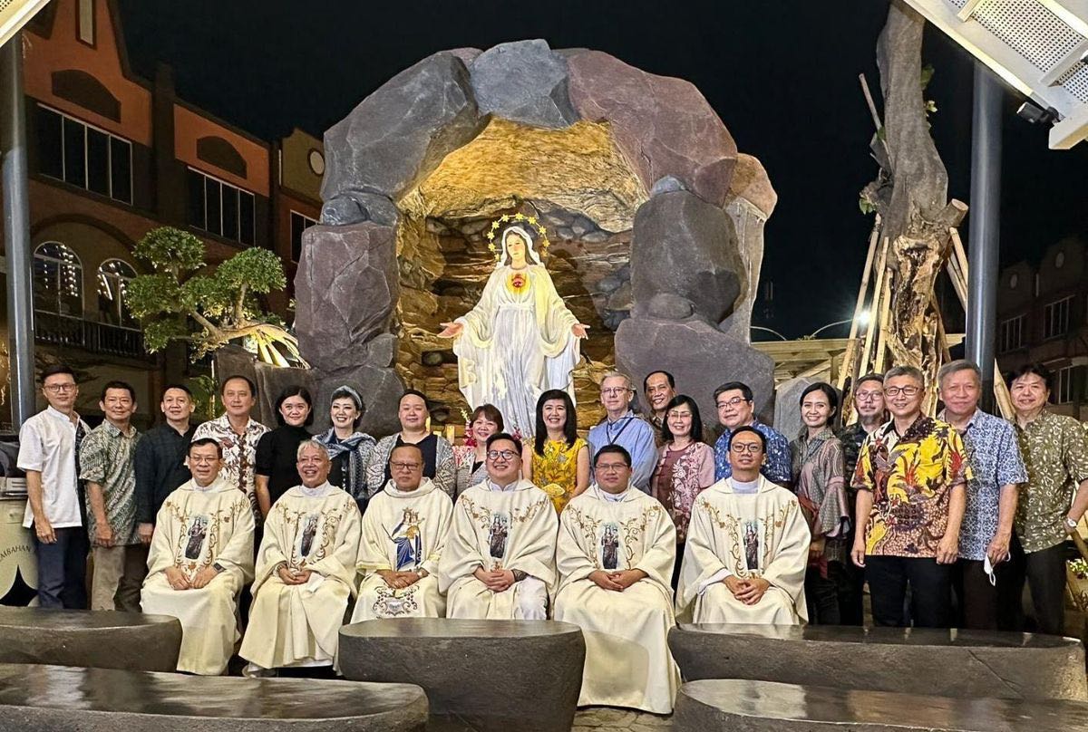 Taman Doa Hati Tersuci Maria tempat wisata pik 2 jakarta