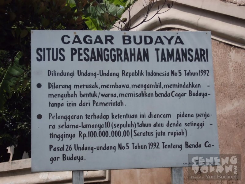 situs pesanggrahan taman sari yogyakarta