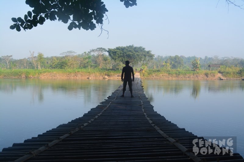 Jembatan Sesek Mangir Sungai Progo